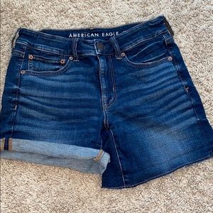 american eagle denim shorts